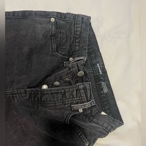 Old Navy black straight jeans
